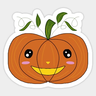 Halloween Cute Pumpkin Sticker